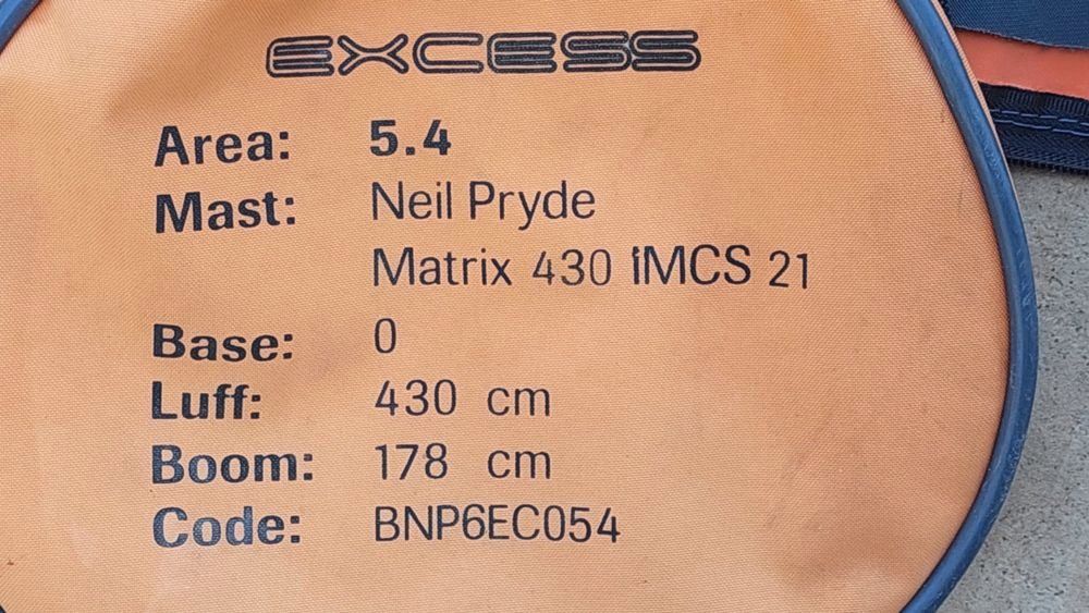 Surfen: Neil Pryde Matrix 5,4 + Mast + Gabelbaum + Mastfuss – Gebraucht aus Oberegg von hermosa 1