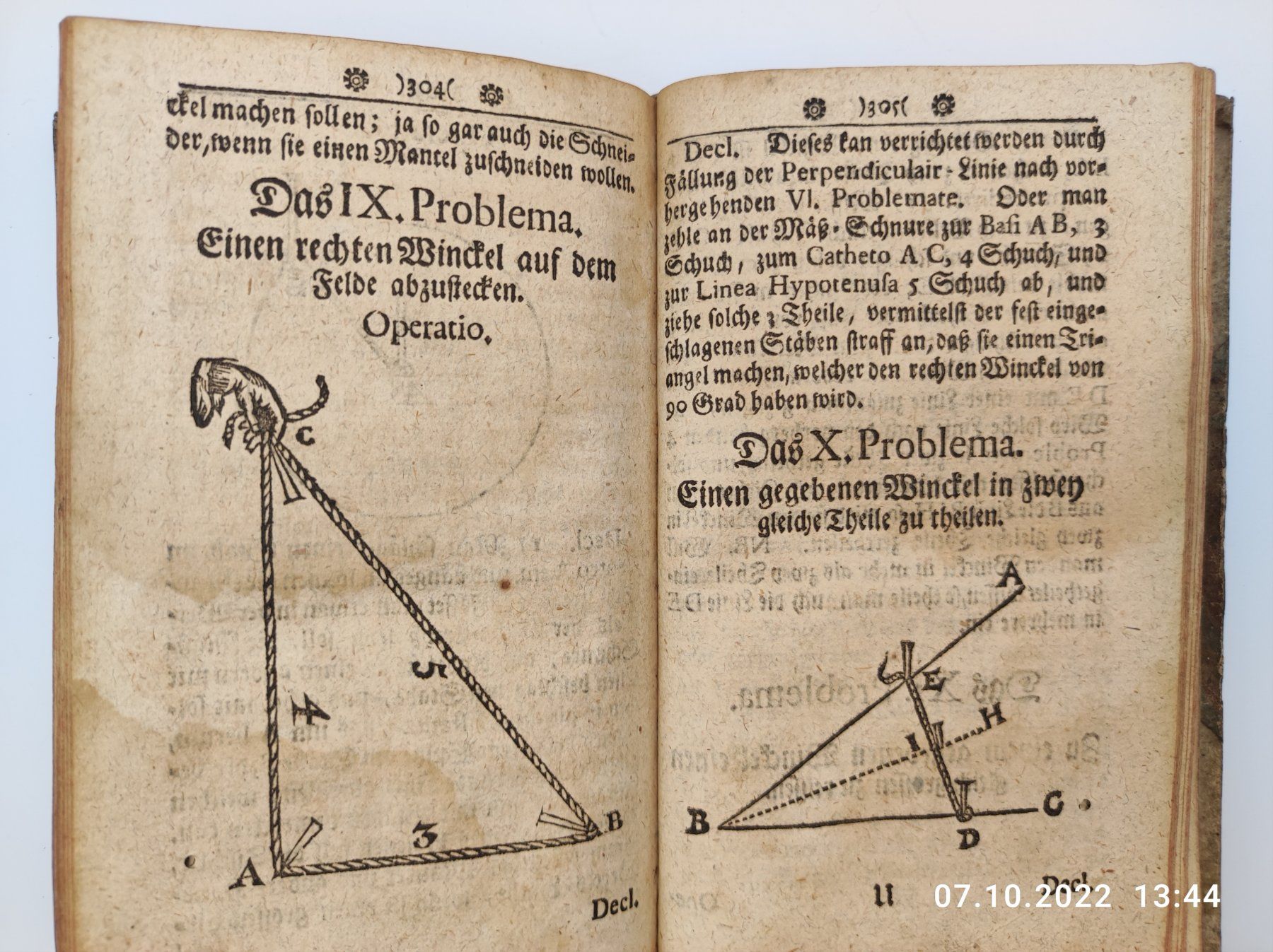 Bücher: MATHEMATIK - MESSKUNST - 1743 – Gebraucht aus Goldach von Gaip 1