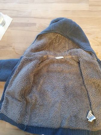 Gefütterte Strickjacke Gr. 98