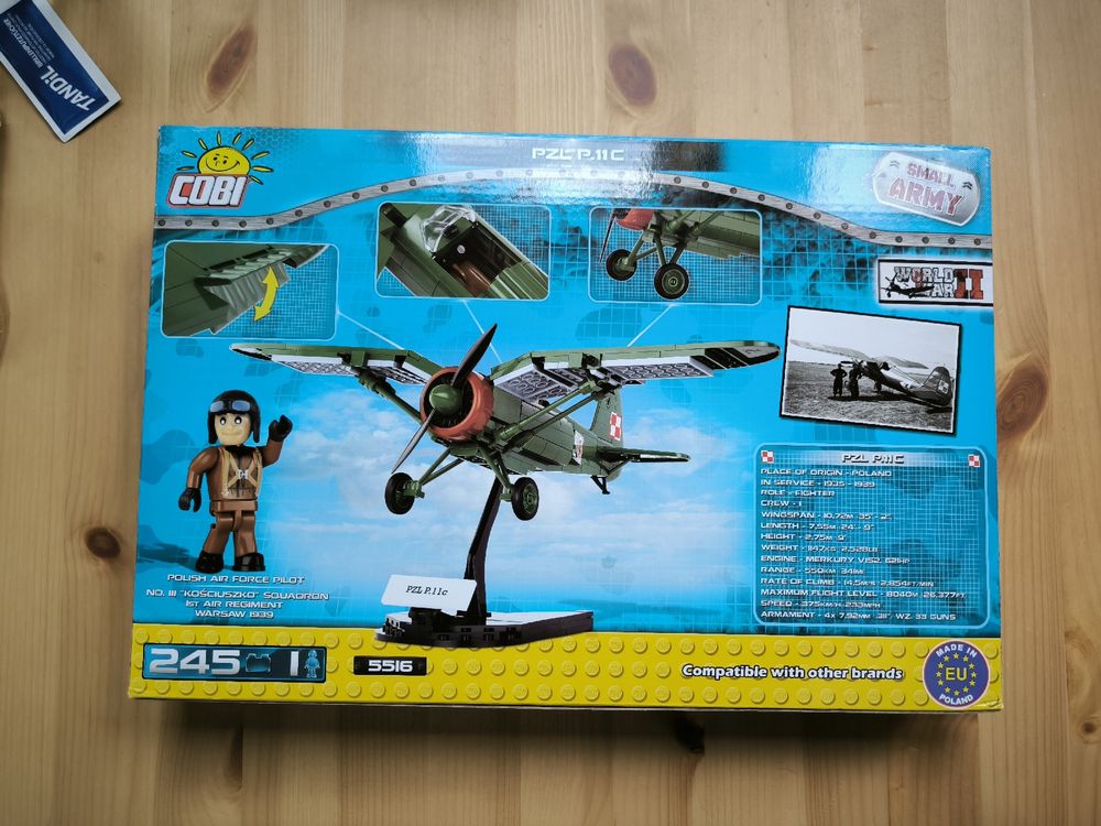 Cobi Jeux de construction: Cobi 5516 Flugzeug PZL P.11C – Neuf avec emballage d'origine à Wila par DominikHCD 1