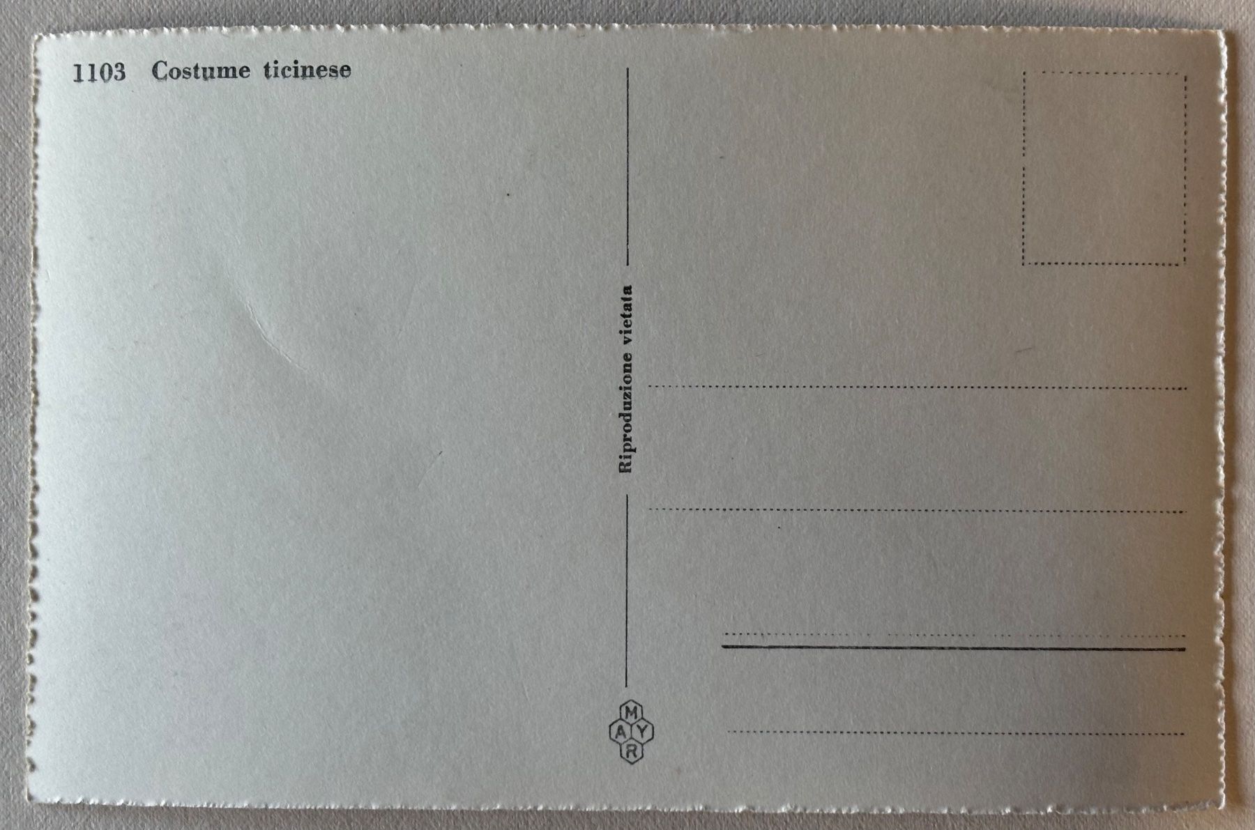 Cartes postales: Codtume ticinese, Tessin – D'occasion à Frauenfeld par Merk52 1