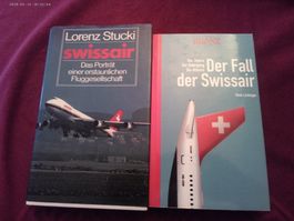 2 x Swissair Bücher: Das Portrait & Der Fall der Swissair