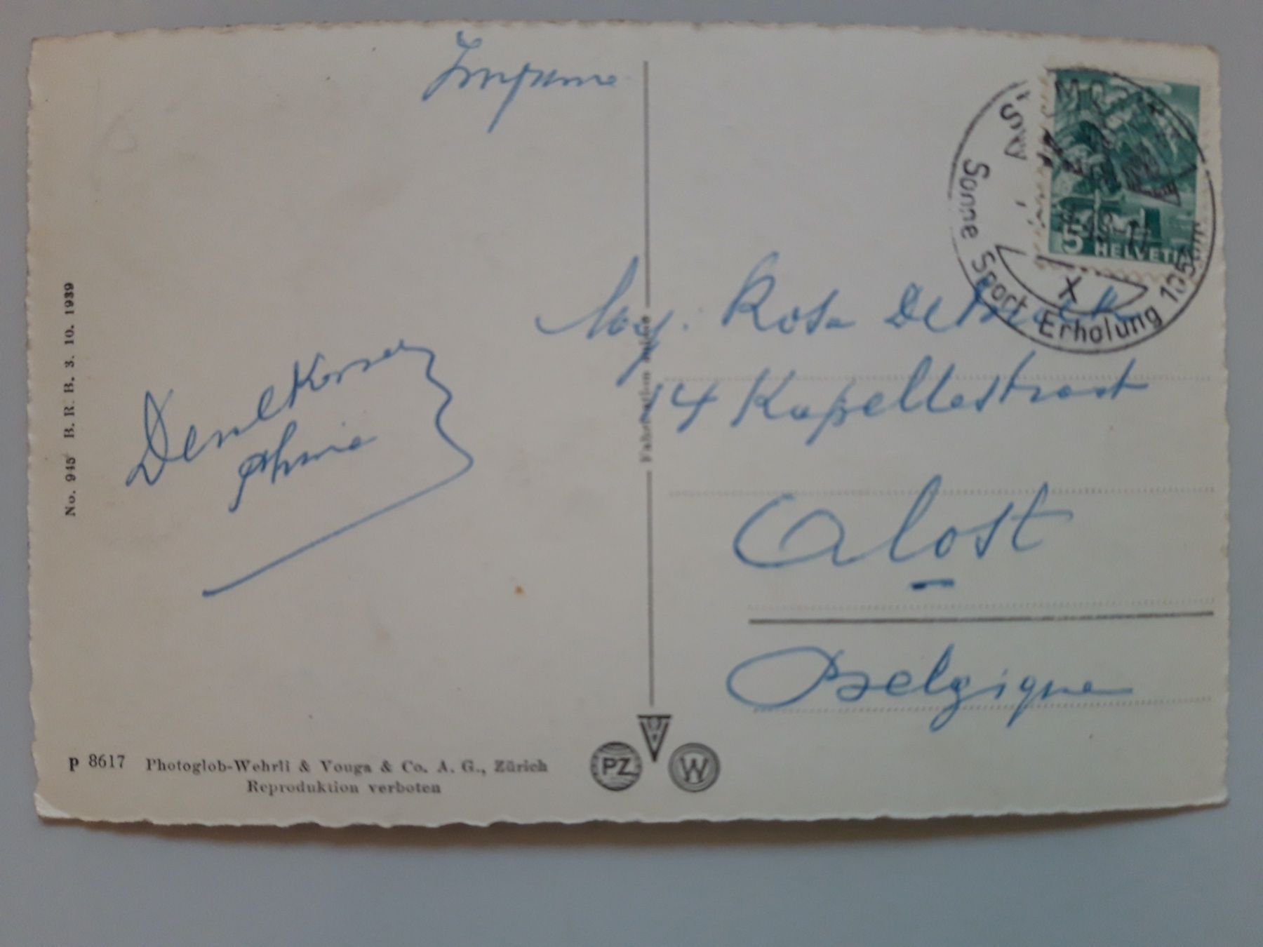 Cartoline postali: Suvrettahaus bei St. moritz – Usato da Sargans venduto da nicsam1815 1