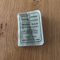 Mini dictionnaire Anglais-Français vintage, rare!📚✨ 49