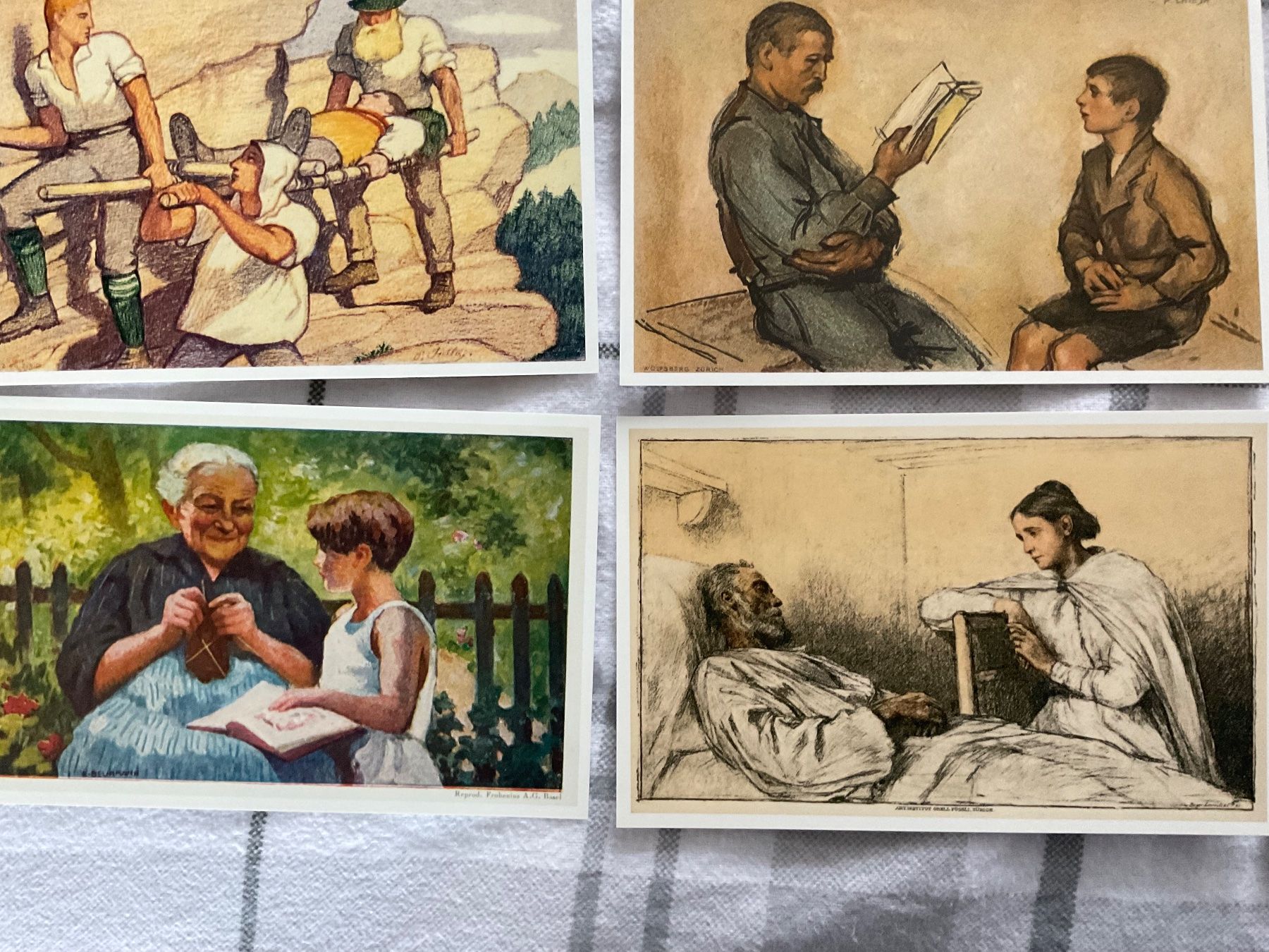 Cartoline postali: 20 AK Bundesfeier Postkarten, Reprints – Usato da Zürich venduto da tol_b7c7 5