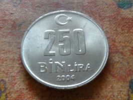 TURQUIE  250 Bin Lira  2004
