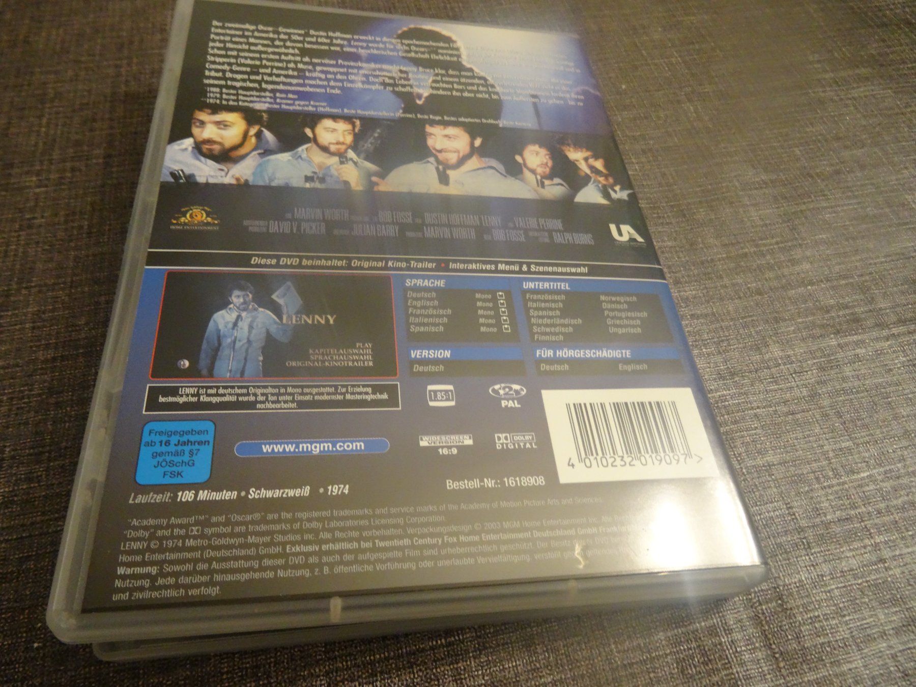 Tutti i DVDs: Lenny  DUSTIN HOFFMANN DVD – Usato da Olten venduto da Disc-Verkauf 2