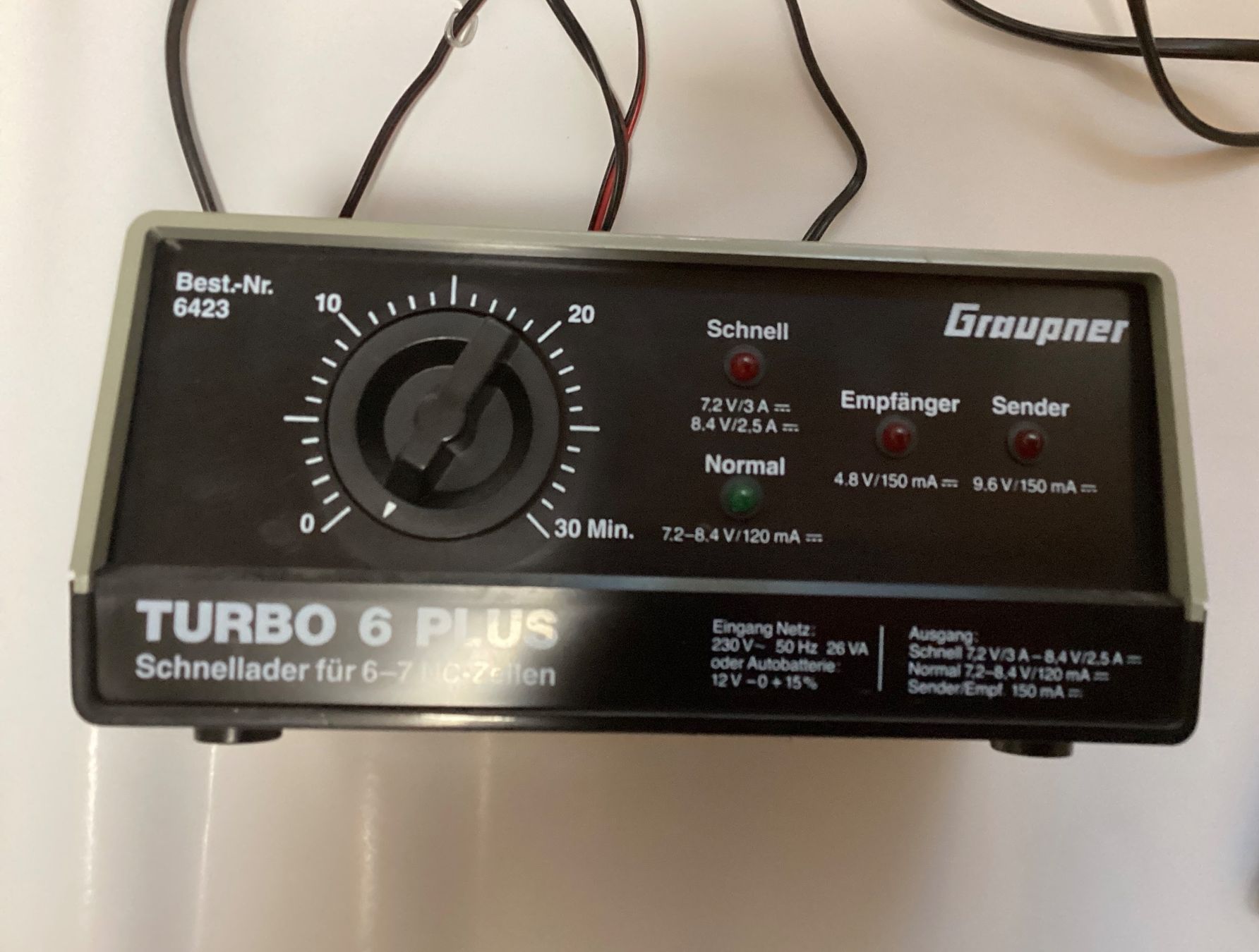 Graupner Modellismo RC: Graupner Remote Control Set SSm 40, Turbo 6 Plus Schnellader – Usato da Röthenbach Hbsee venduto da rob_8nwl 2