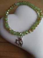 Armband mit facettierten Glasperlen