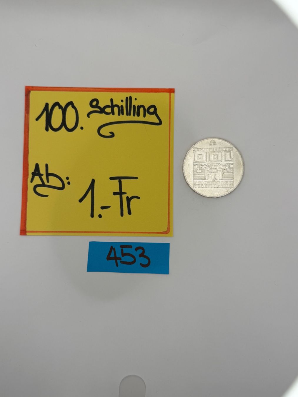 Alle Münzen: 100. Schilling Ab. 1.- Fr. – Gebraucht aus Engi von kasi09 1