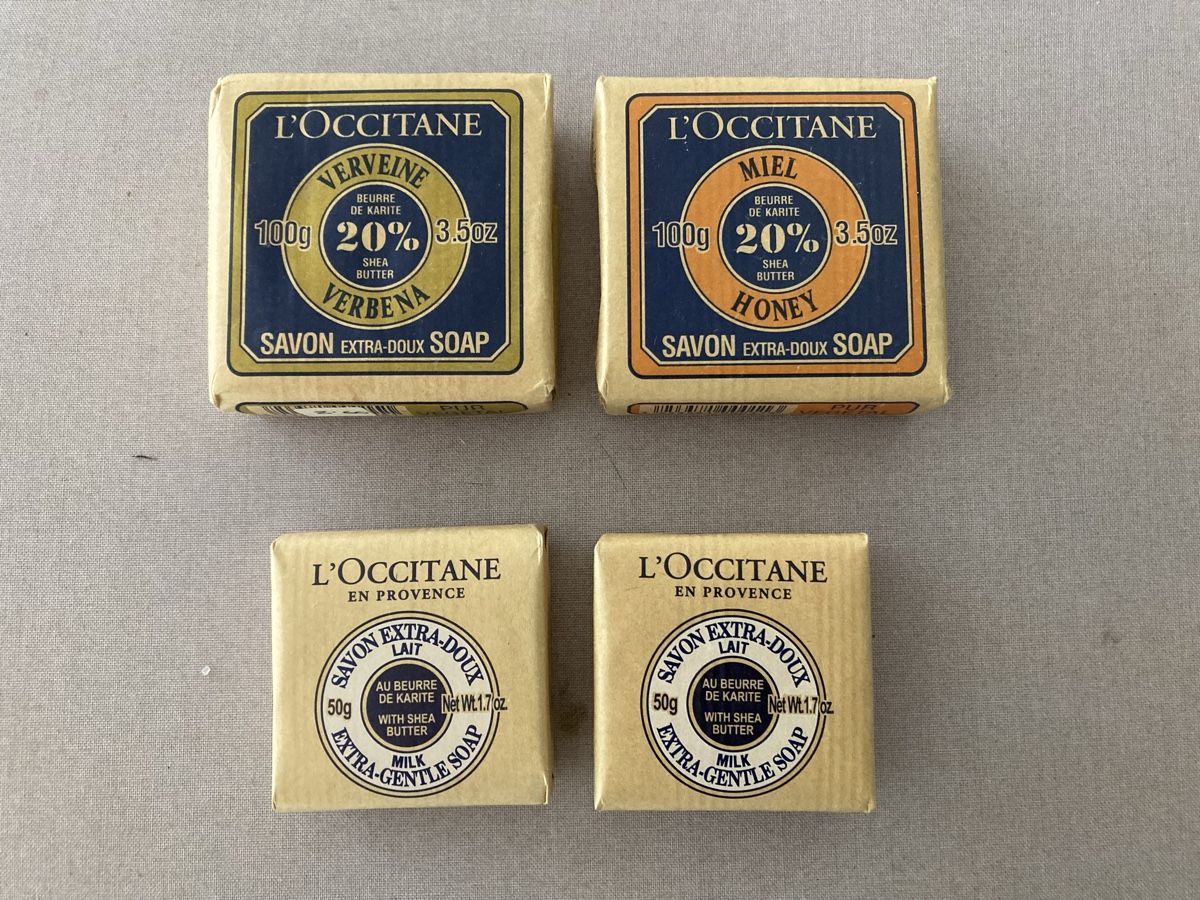 L'Occitane Doccia: L‘Occitane Seifen 4 Stück – Nuovo (secondo la descrizione) da Widen venduto da nigella90
