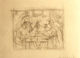 Alberto Giacometti, Vintage Lithographie - 1963
