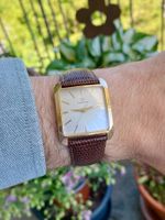 Certina Rectangular Dresswatch vergoldet
