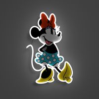 Disney Minnie Mouse Full Body Neon-Wandlicht