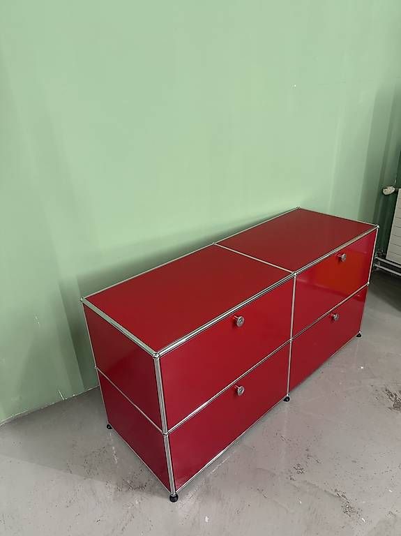Kommoden: USM Haller Sideboard rubinrot. – Gebraucht aus Glattbrugg von q-aderdesign 3