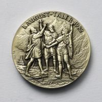 1982, 1.August Taler - Tell's Apfelschuss - 19g Silber 900Ag