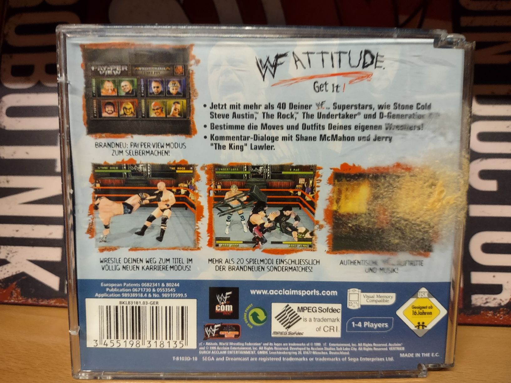 Sega Spiele: WWF Attitude - Jeu Dreamcast - – Gebraucht aus Fribourg von PastGame 1