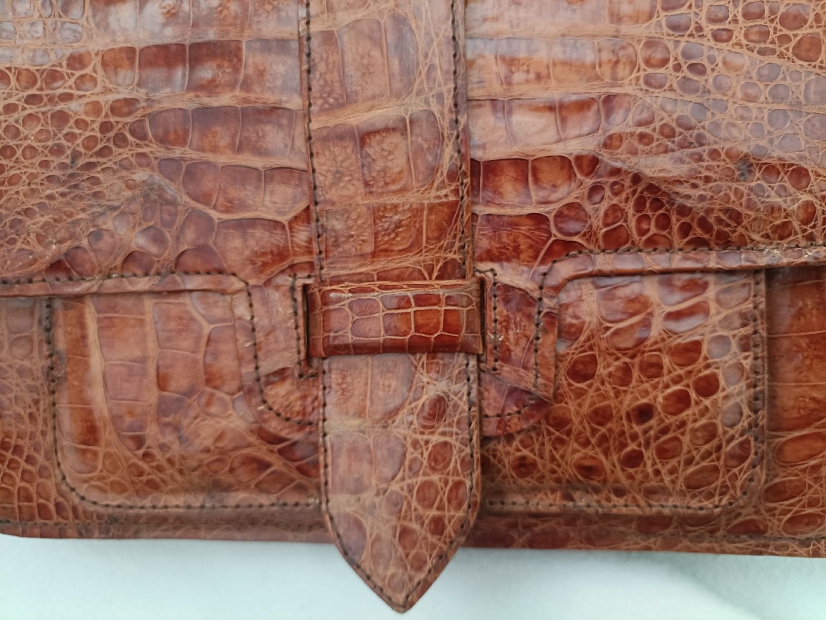 Altro in  Abbigliamento & Accessori: Borsa vintage in coccodrillo marrone – Nuovo e nell'imballaggio originale da Lugano venduto da riccardo012 3
