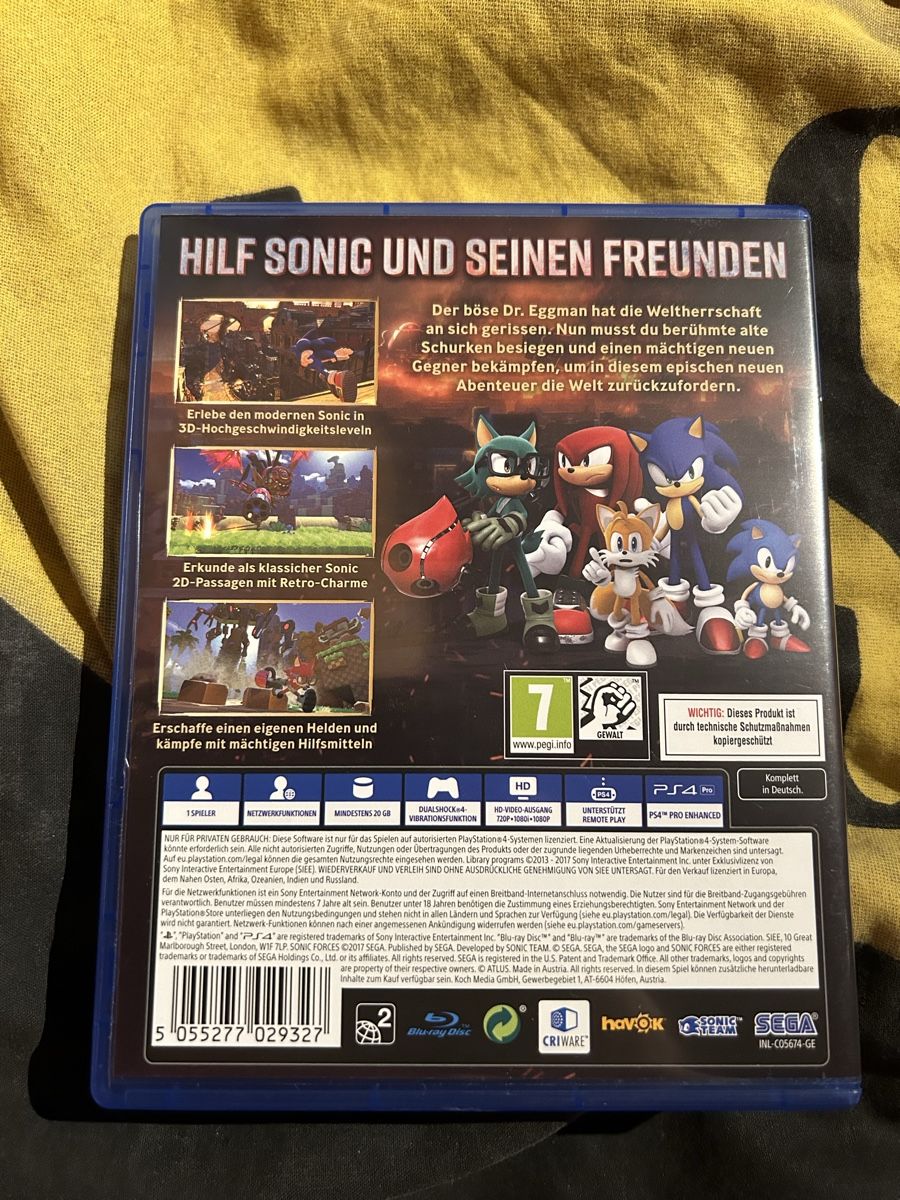 Sonic Spiele: Sonic Mania Plus & Sonic Forces Doppelpack PS4 Games! – Gebraucht aus Hauptwil von pat_22sj 6