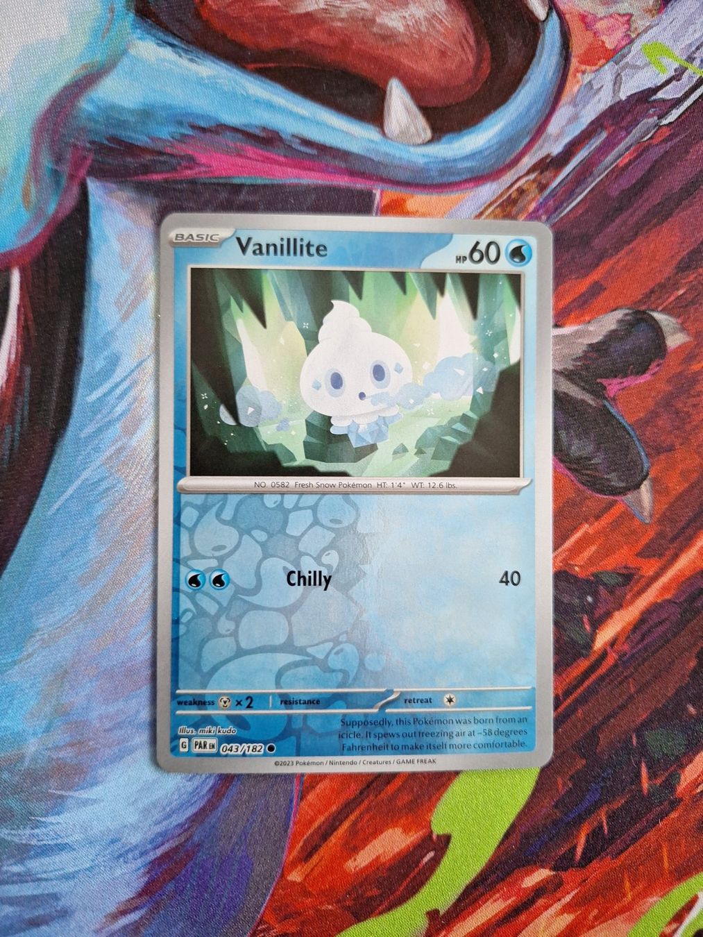 Pokémon Carte collezionabili: Vanillite - Reverse Holo - Pokemon Paradox Rift – Usato da Altstätten SG venduto da GGsGameshop