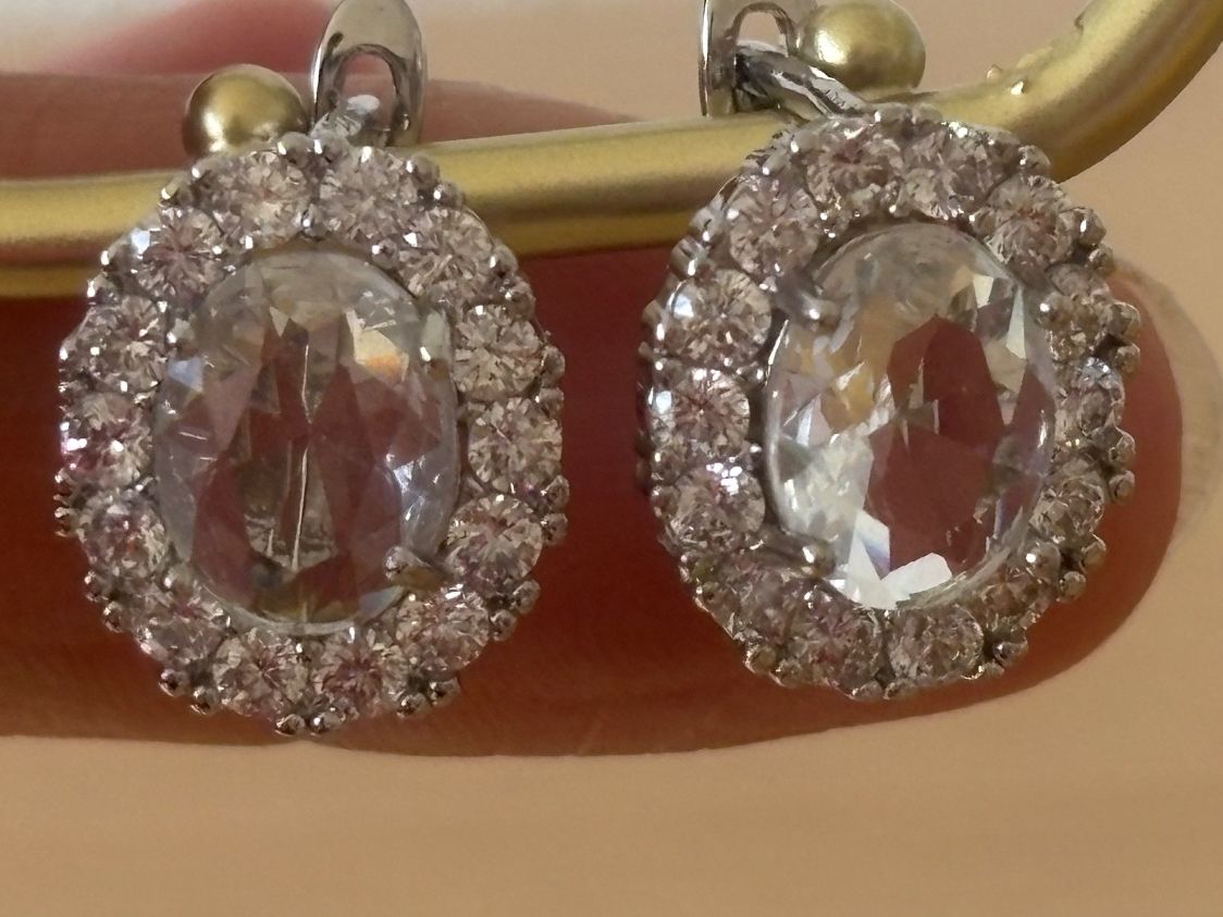 Orecchini pendenti & Orecchini a lobo: Luxus Elegante  Ohrstecker Ohrschmuck  Farbe:Silber – Nuovo (secondo la descrizione) da Biel-Bienne venduto da Roserosse13 1