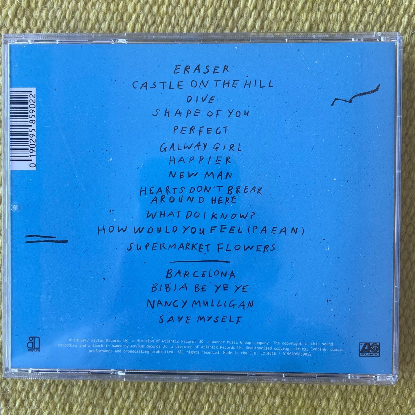 CDs: ED SHEERAN-DIVIDE – D'occasion à Rorschacherberg par CD-Roli 1