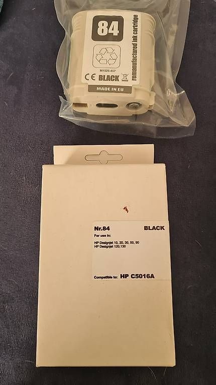Hewlett Packard Cartucce per stampanti & toner: Drucker Patrone HP C5016A Nr. 84 Black – Nuovo e nell'imballaggio originale da Gipf-Oberfrick venduto da Rwin5916