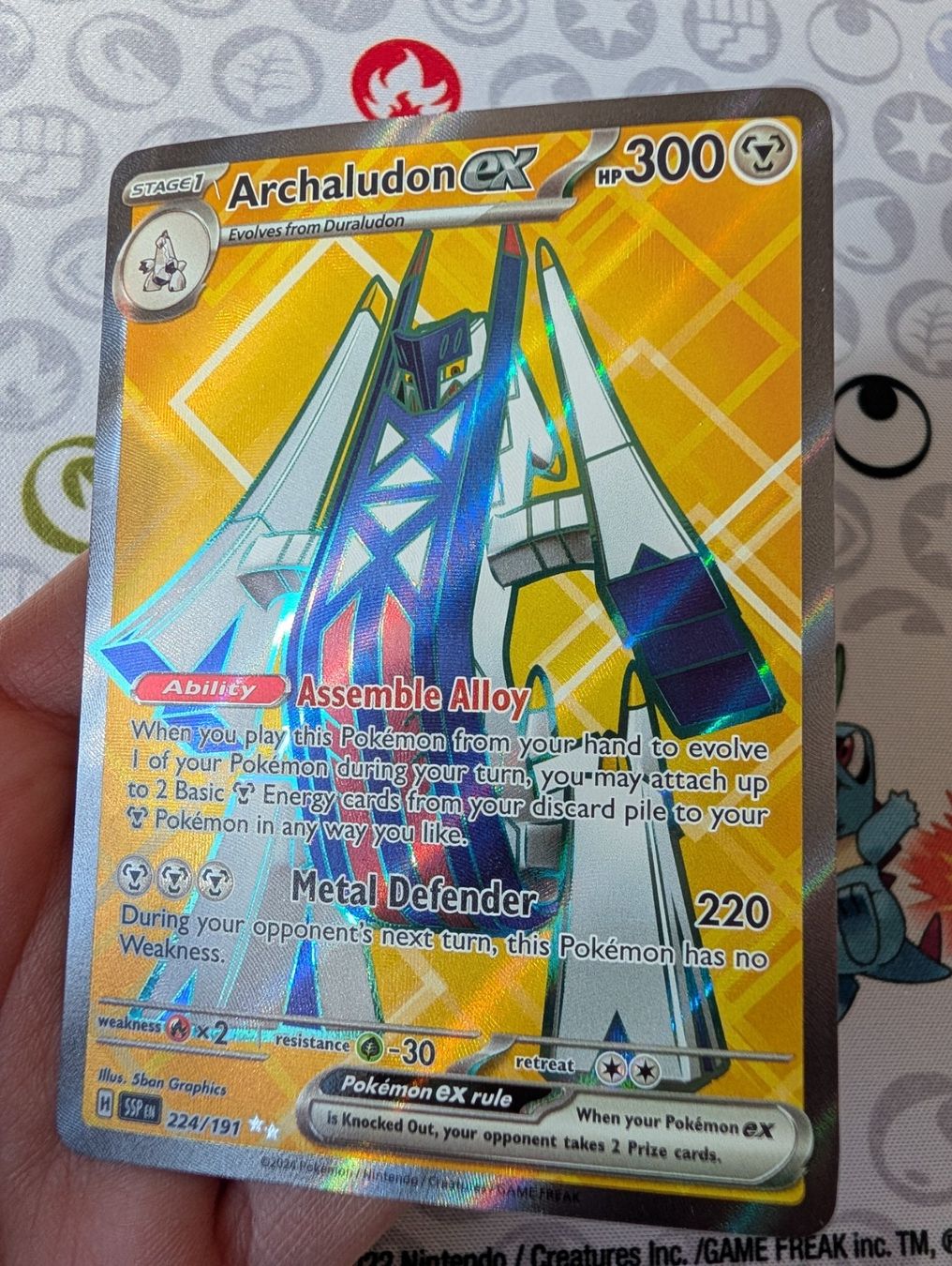 Pokémon Carte collezionabili: Carte Pokémon ENG Archaludon ex SSP – Nuovo (secondo la descrizione) da Thônex venduto da Janadel 1