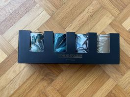 Maisons du Monde Nomad Evasion  4 Duftkerzen im bunten Glas
