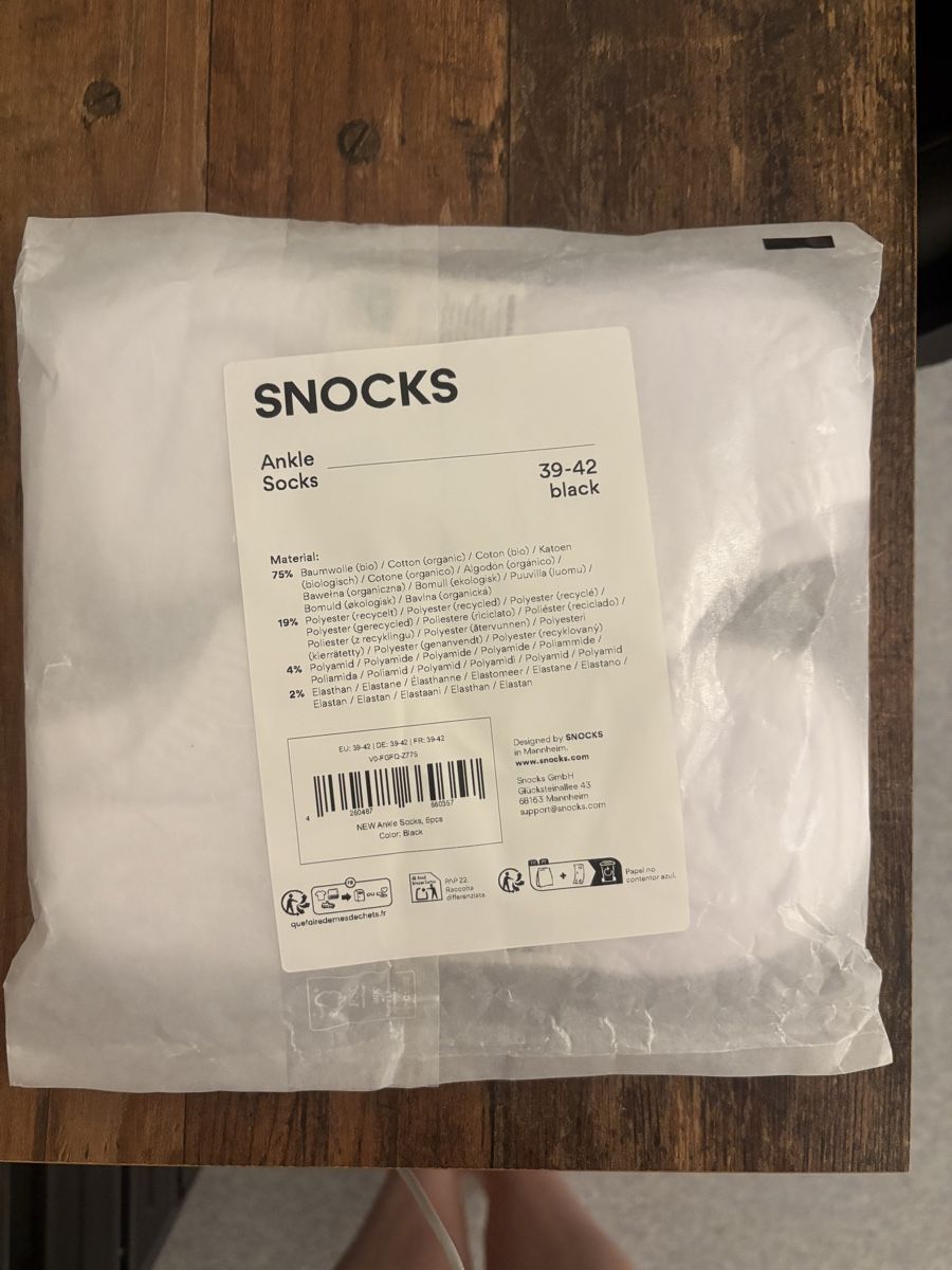 Calze: Snocks Sneaker Socken weiss 39-42 – Nuovo e nell'imballaggio originale da Spiez venduto da nomii20