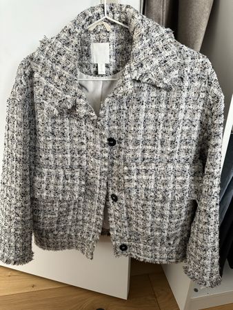 H&M Bouclé Jacke, Grösse XS, Top Zustand!