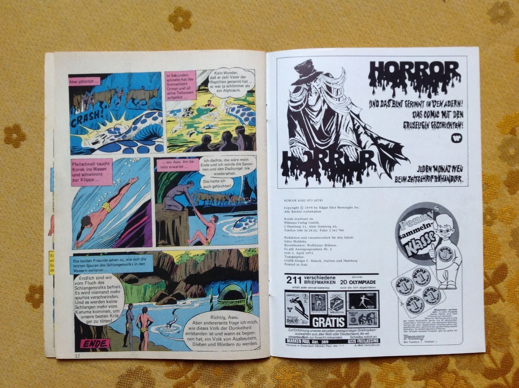 Comics: Korak Heft Nr 71 von 1974 – Gebraucht aus Endingen von nathan05 8