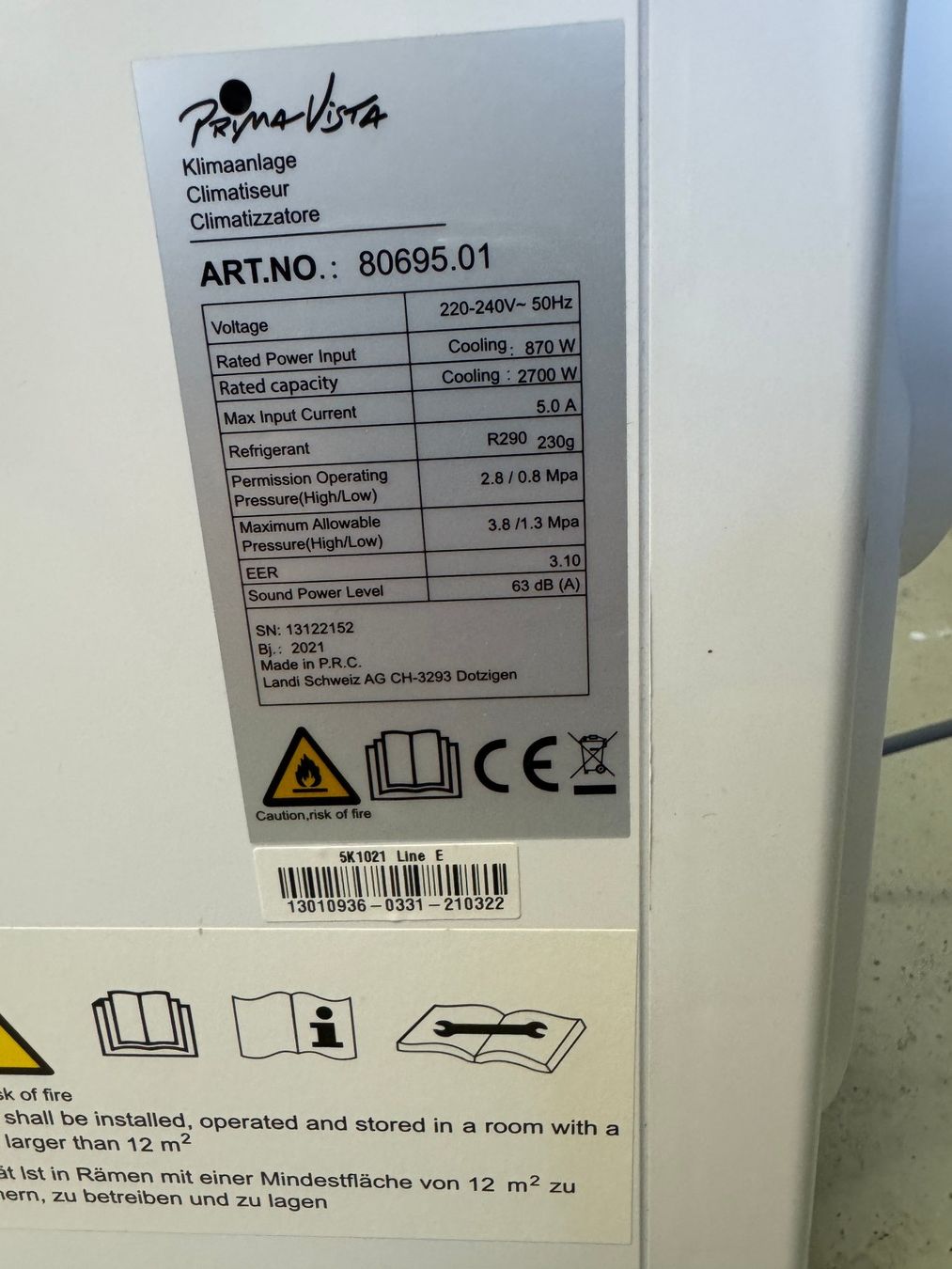 Klimageräte: Klimagerät – Gebraucht aus Goldach von Best_buy 5