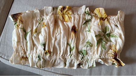 Blumen Top, Sommer Look, Grösse M/L