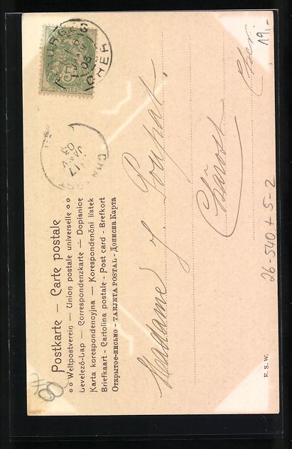 Cartoline postali: Ludwig Rauh: Damen in Blättern, Jugends – Usato da Berlin venduto da bartko-reher 1