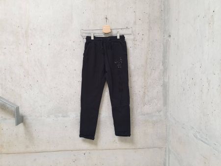 Jogging fin, noir, “Minnie”, fille, taille 128