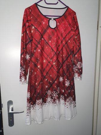 Weihnachtskleid Neu XL