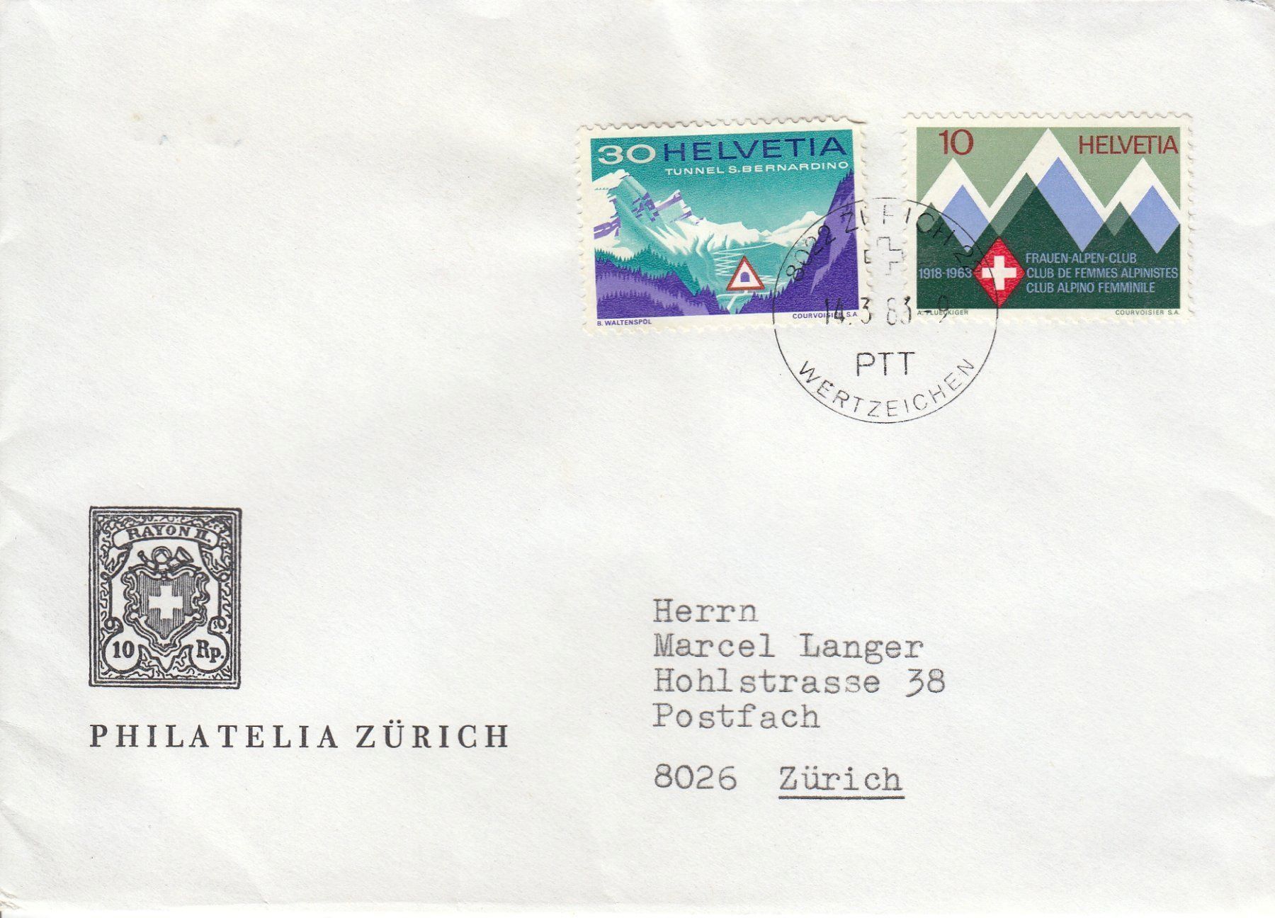 Alle Briefmarken: Philatelia Zürich, 9 Belege – Gebraucht aus Spreitenbach von Mustang_1105 7