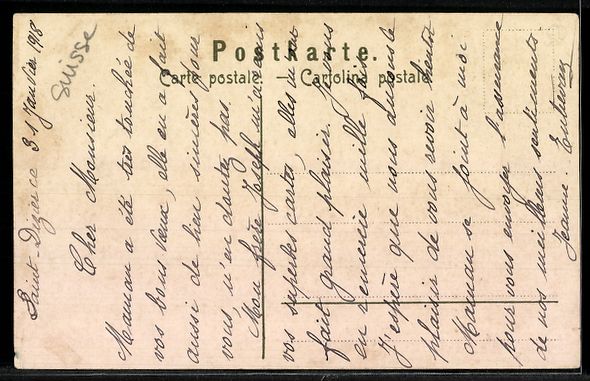 Cartoline postali: Passepartout-Lithographie Einsiedeln, Kloster mit Vorplatz u – Usato da Berlin venduto da bartko-reher 1