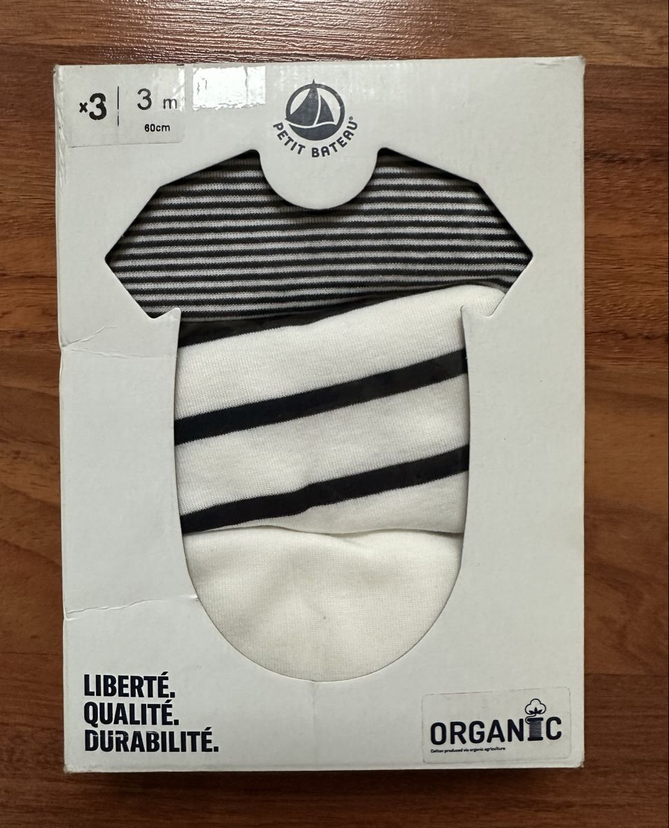 Petit Bateau Biancheria intima: Neues Petit Bateau Body Set / Grösse 62 – Nuovo e nell'imballaggio originale da Wynau venduto da marif23 2