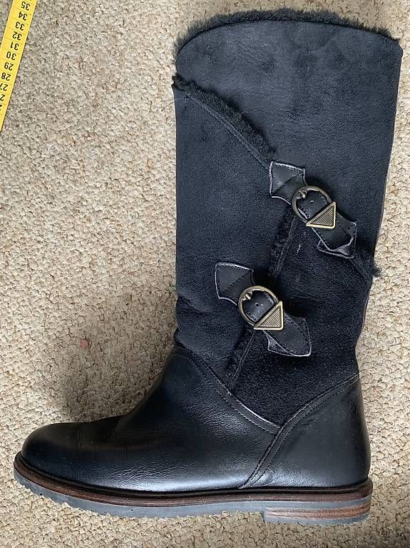 Scarpe da donna: Gefütterte Damen Lederschuhe Stiefel – Usato da Heiden venduto da Baifeng 1
