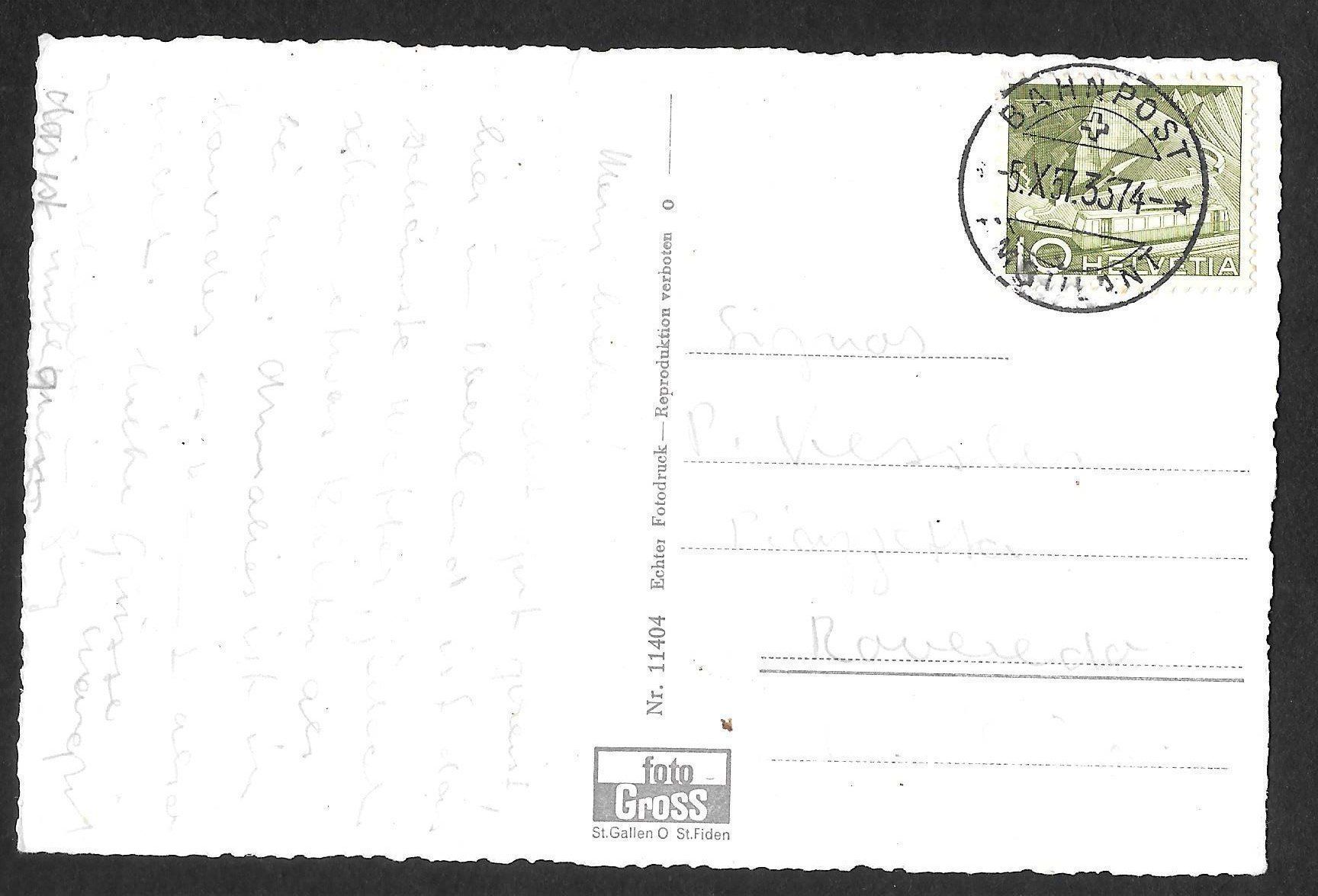 Cartes postales: Sargans mit Gonzen – D'occasion à Olten par clotaldi 1