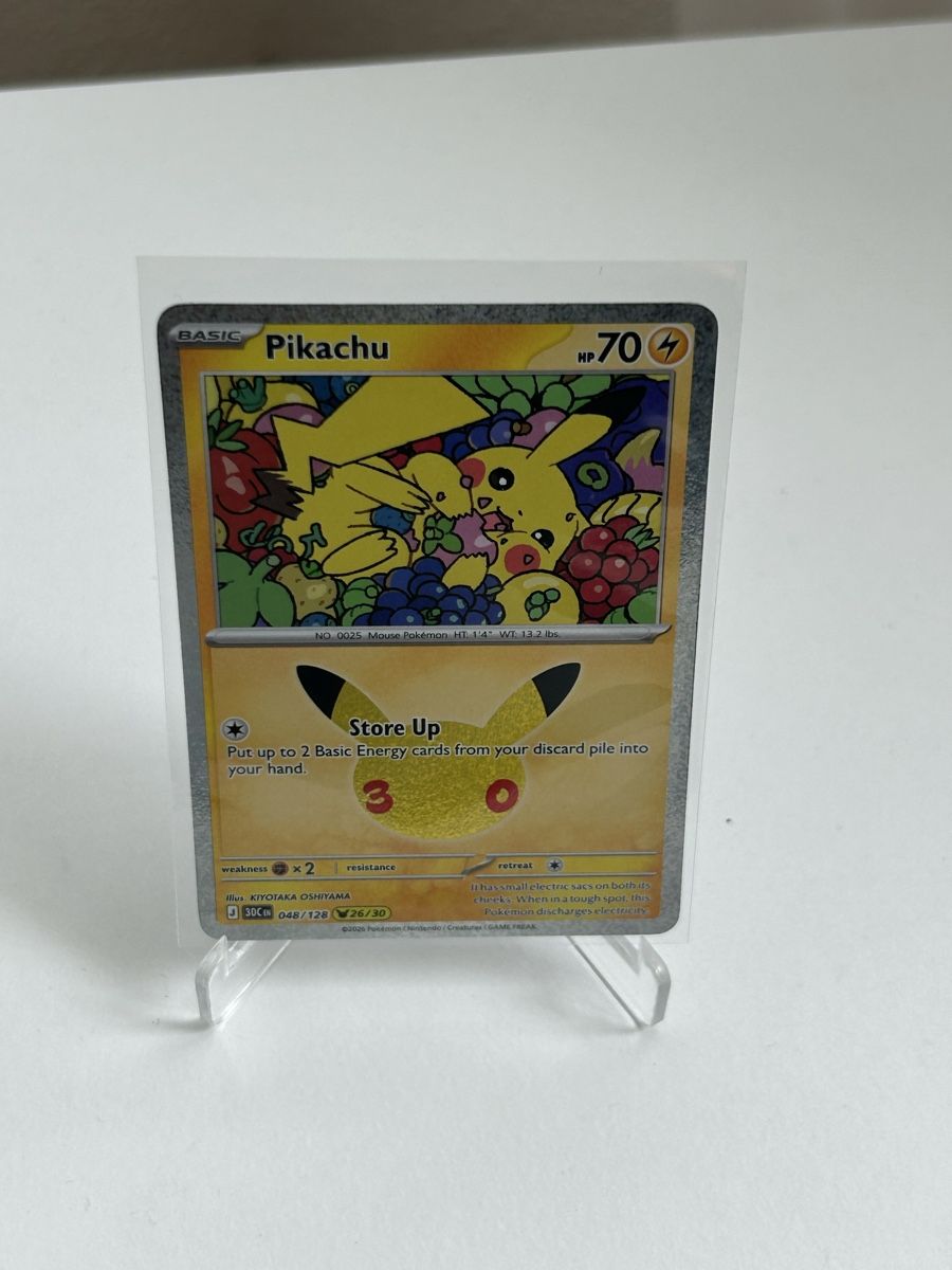 Pokémon Carte collezionabili: Pikachu 30th Celebration 26/30 – Nuovo (secondo la descrizione) da Aarau venduto da Gr07