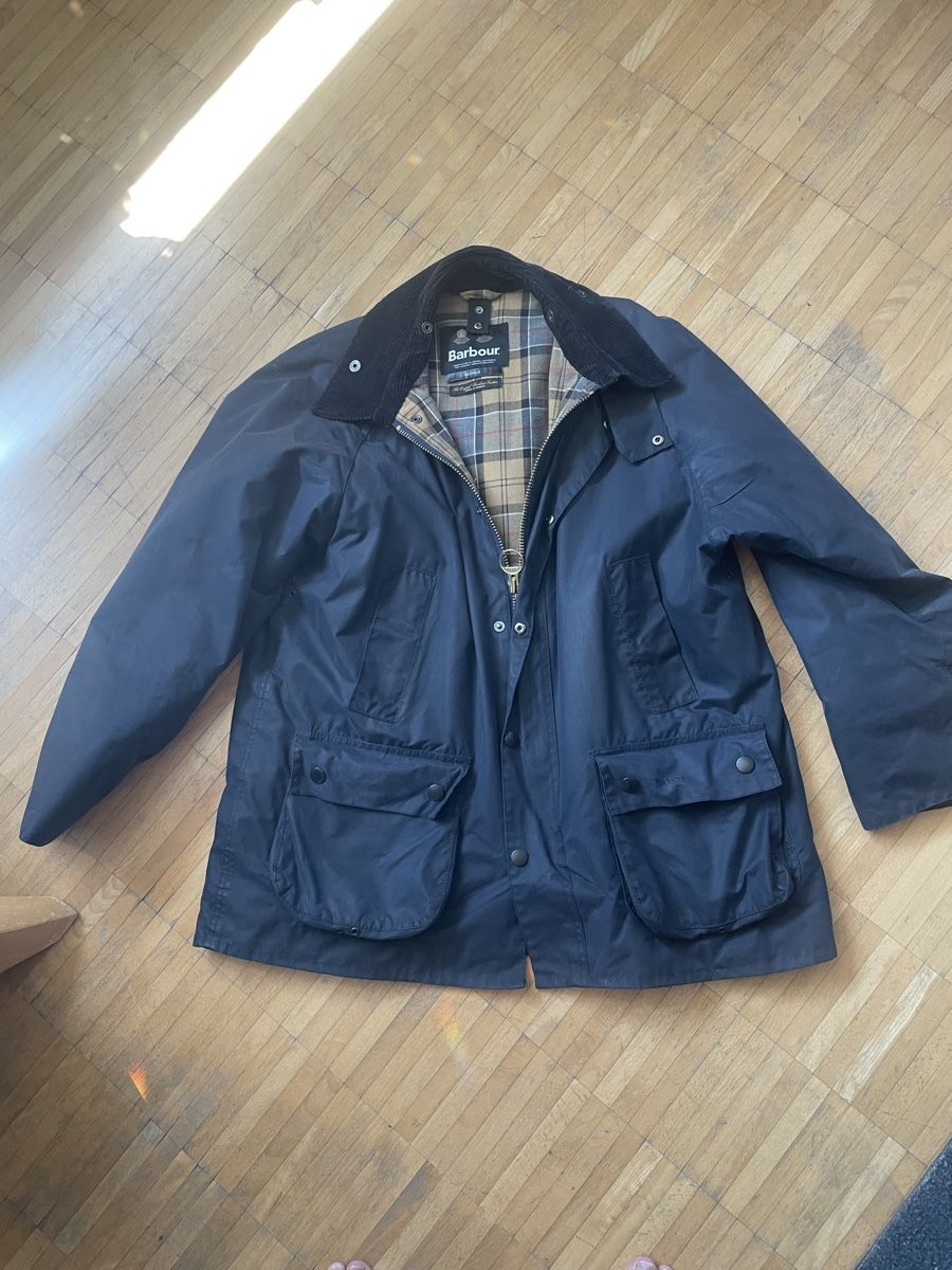 Barbour Giacche: Barbour Bedale Jacket Navy Parka – Usato da Stäfa venduto da Phphch 4