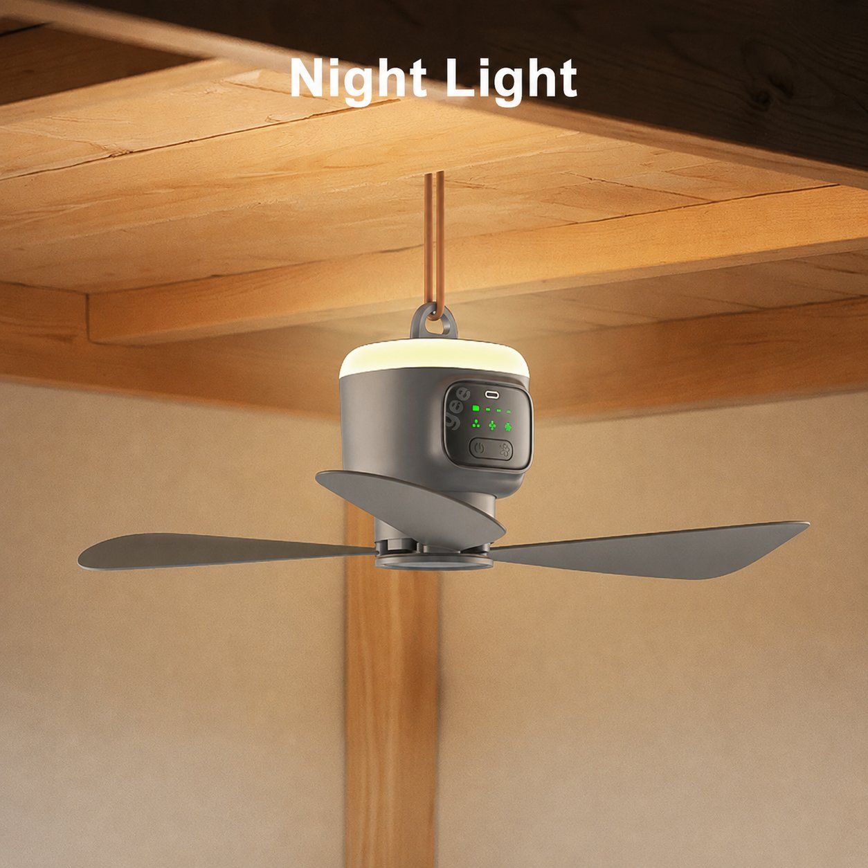 Ventilateurs: NEU Deckenventilator Camping Lampe LED / Ventilateur tente – Neuf avec emballage d'origine à Isérables par Alfaga 5