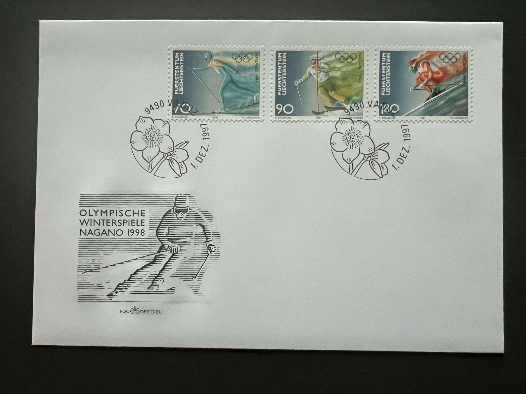 Tous les timbres: FDC 1998 Olympiade (E1680) – D'occasion à Hinwil par Sidi4