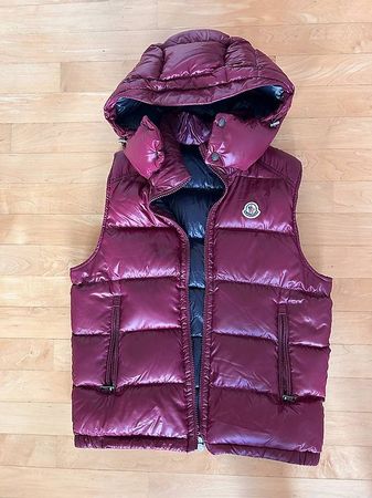 Moncler Bormes Hooded Down Gilet Daunenweste Gr. 3 Herren