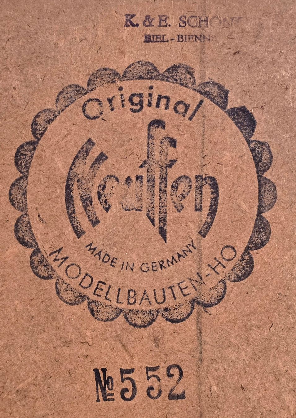 Modelleisenbahnen: MODELLBAU - "NEUFFEN" - Original - HYDRIERWERK Nr. 552 – Gebraucht aus Biel/Bienne von  5