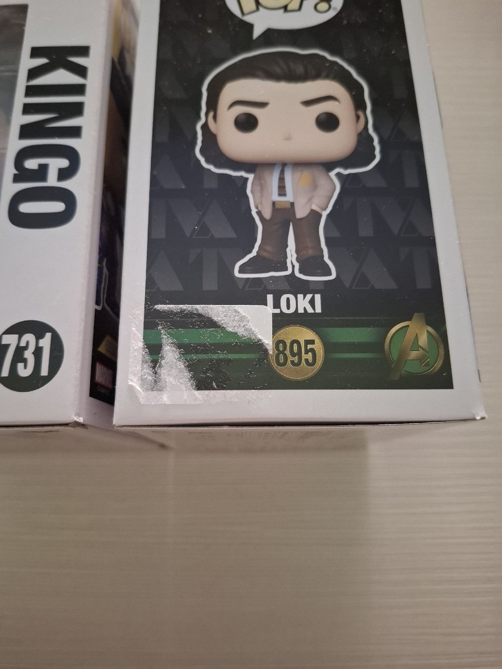 Funko Figuren: Funko Pop! Marvel Loki 895 & Kingo 731 – Gebraucht aus Monte Carasso von Buttefly 2