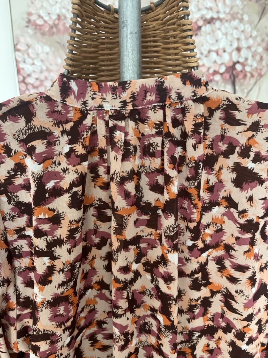 Camicette: Bluse mehrfarbig mit Knopfleiste, S – Usato da Solothurn venduto da Bobesch08 4